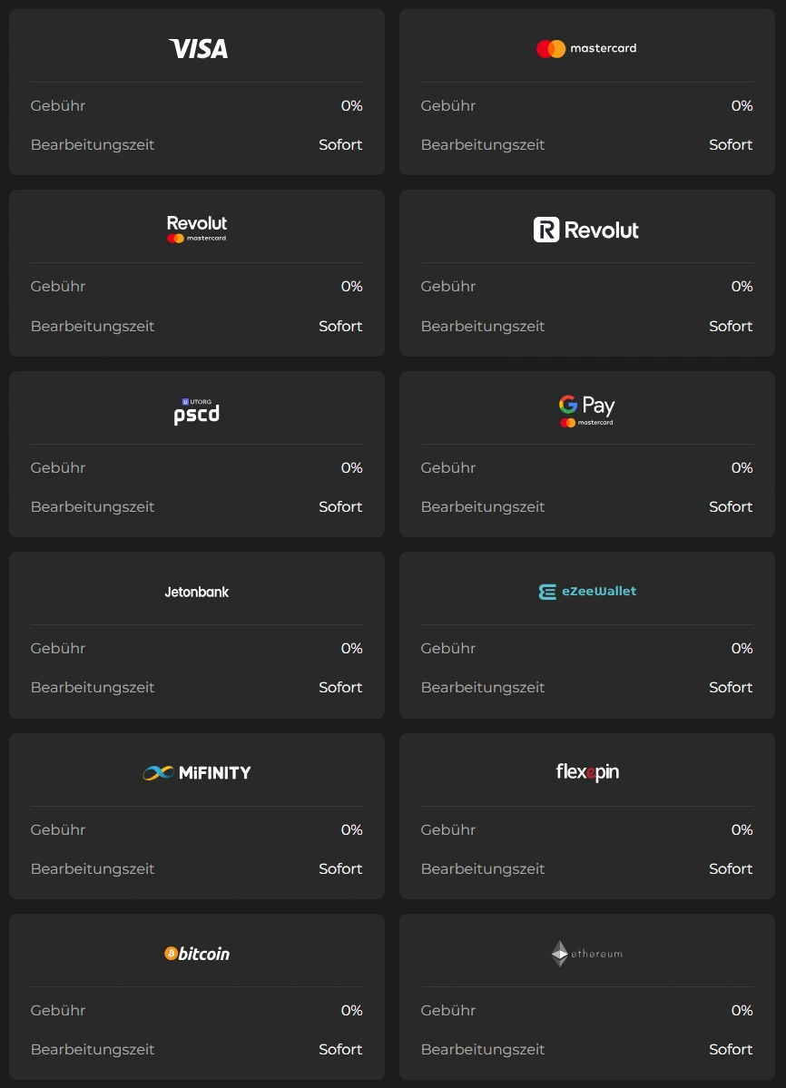 Casino Banking bei Betovo