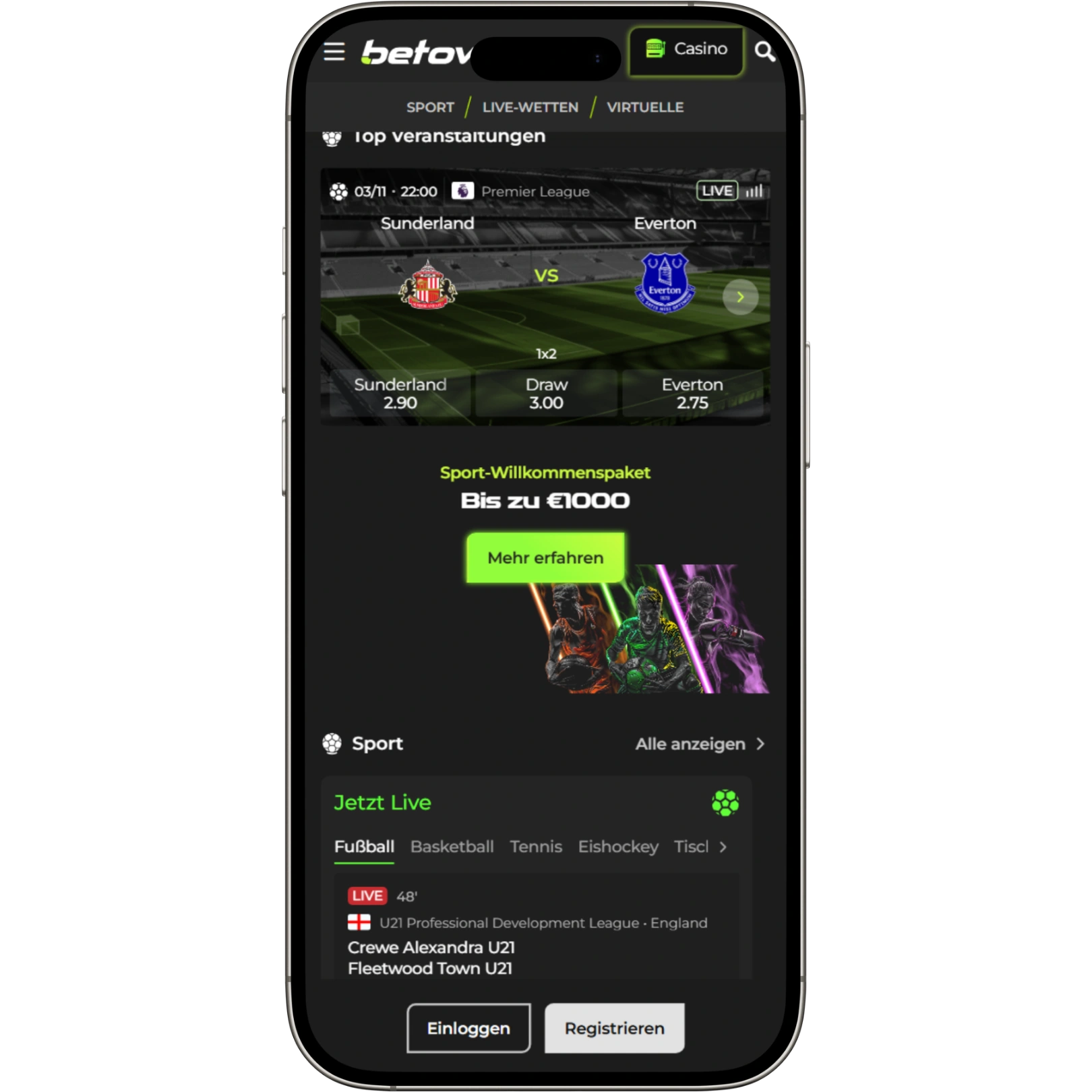 Betovo Casino App und Mobile Nutzung