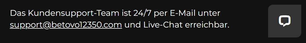 Betovo Casino Kundenservice